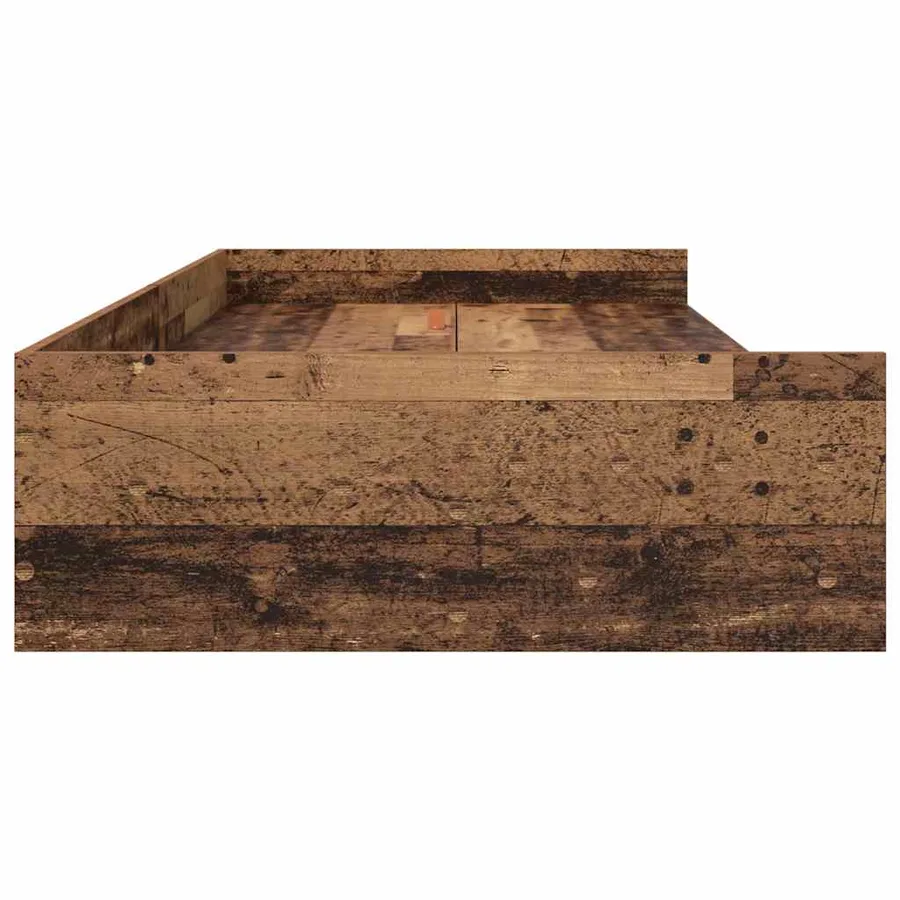 Cadre de lit Bois Ancien 80 x 200 cm Bois d'ingénierie - 6