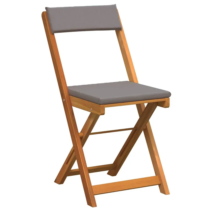 Ensemble bistrot 3 pcs Huile Naturelle Bois d'Acacia Massif - 6