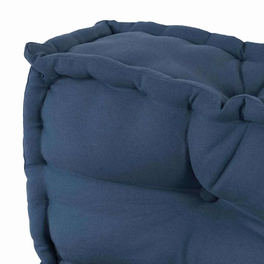 Coussin de canapé sur palette 2 pcs Indigo 120 x 80 x 38 cm - 6