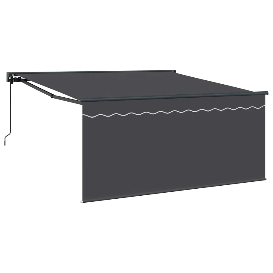 Auvent Rétractable Anthracite 350 x 250 cm - 2