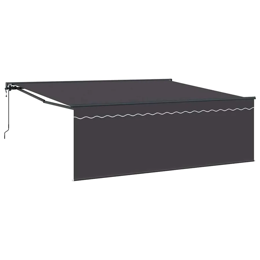 Auvent Rétractable Anthracite 400 × 300 cm - 2