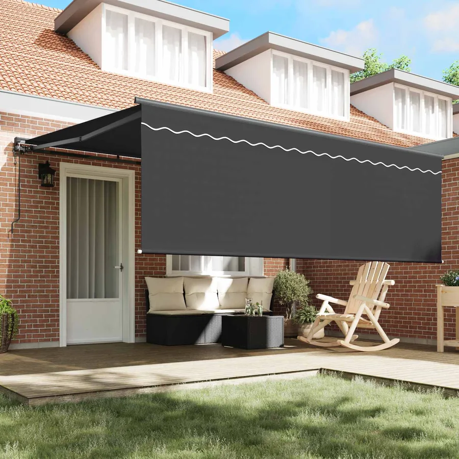 Auvent Rétractable Anthracite 400 × 300 cm - 3