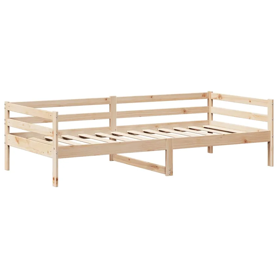 Lit de jour avec toit sans matelas 80x200 cm bois massif - 5
