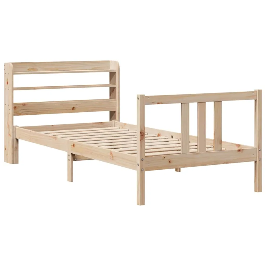 Cadre de lit avec tête de lit sans matelas 90x190 cm - 3