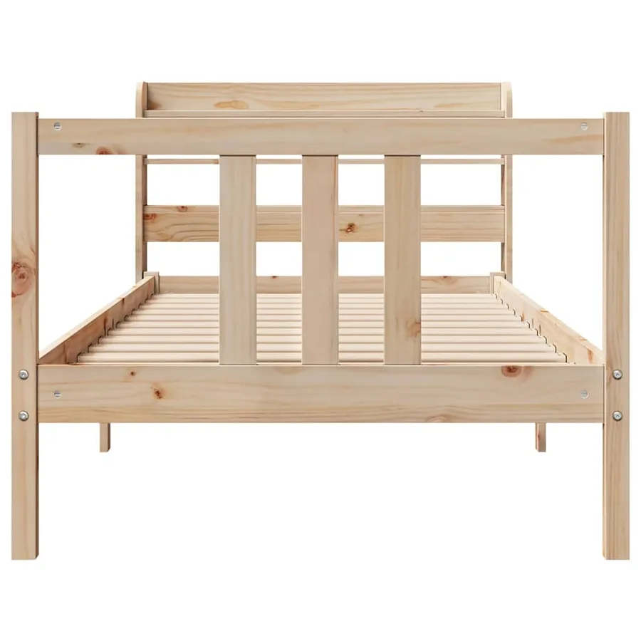 Cadre de lit avec tête de lit sans matelas 90x190 cm - 4