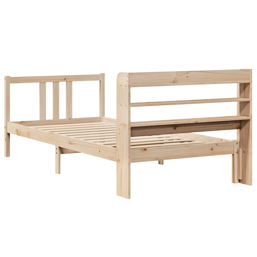 Cadre de lit avec tête de lit sans matelas 90x190 cm - 8