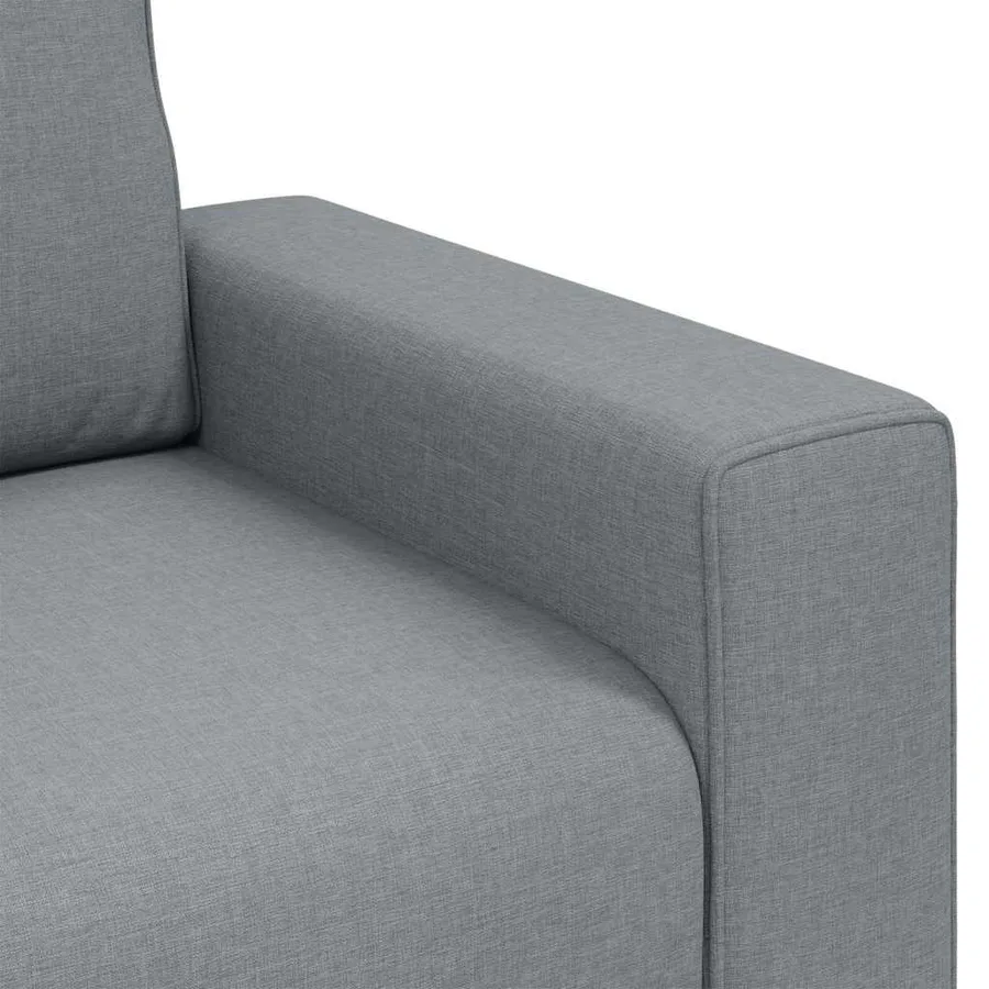 Fauteuil Gris clair 100 cm tissu - 6