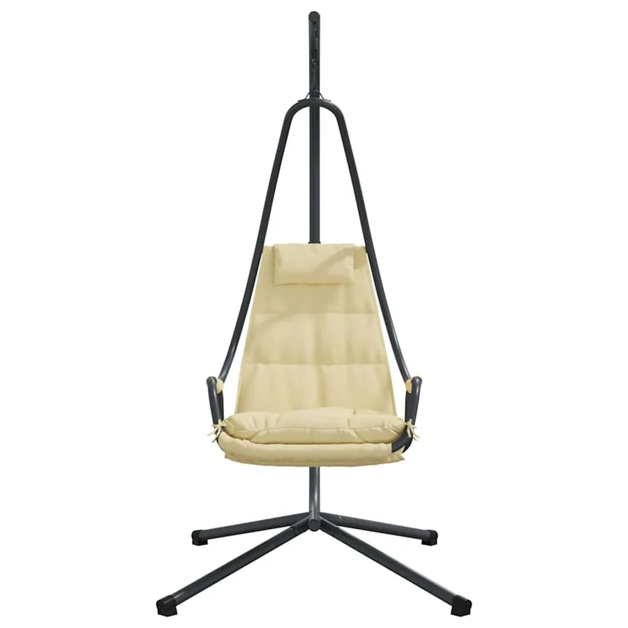 Chaise suspendue Beige 94 x 107 x 196,5 cm Acier - 5