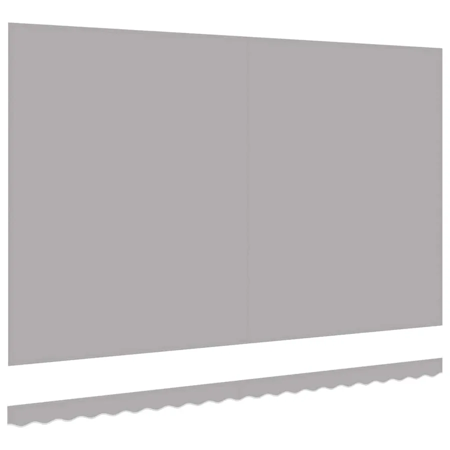 Toile de rechange pour auvent Gris clair 5 × 3,5 m Polyester - 4