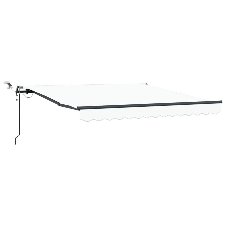 Auvent rétractable Blanc 300 x 250 cm Polyester - 2
