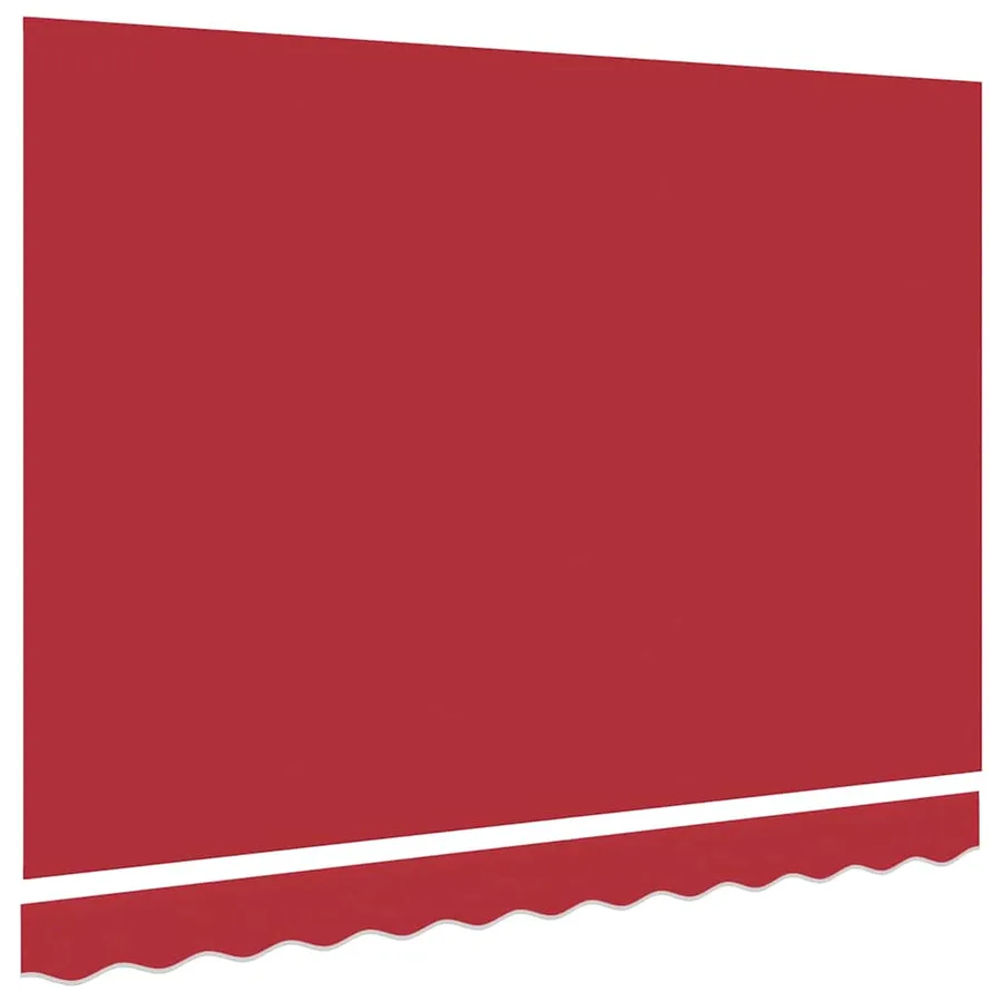 Toile de rechange pour auvent Rouge 3,5 x 2,5 m Polyester - 4