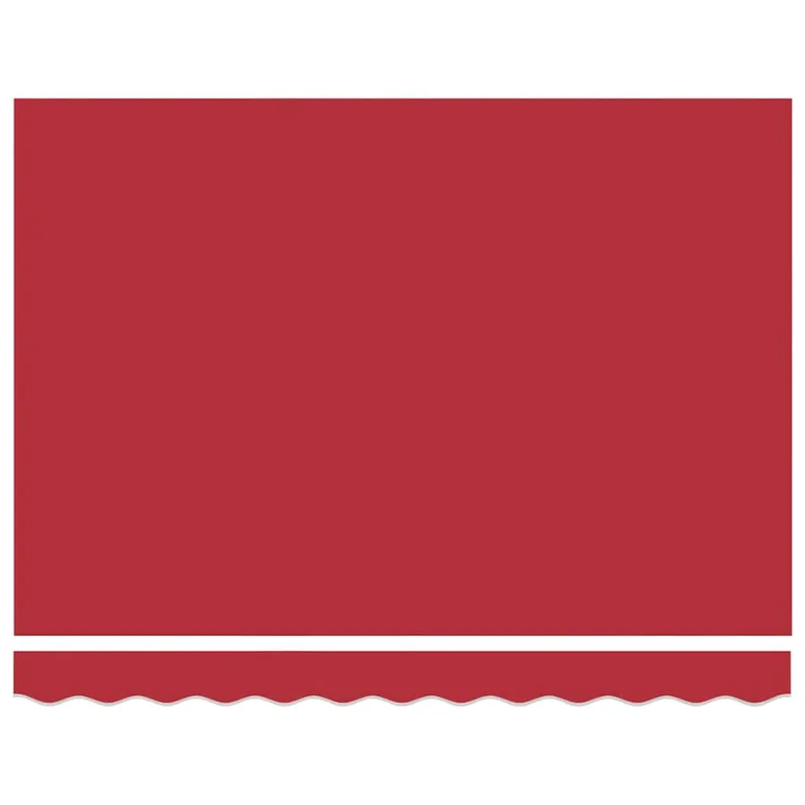 Toile de rechange pour auvent Rouge 3,5 x 2,5 m Polyester - 5