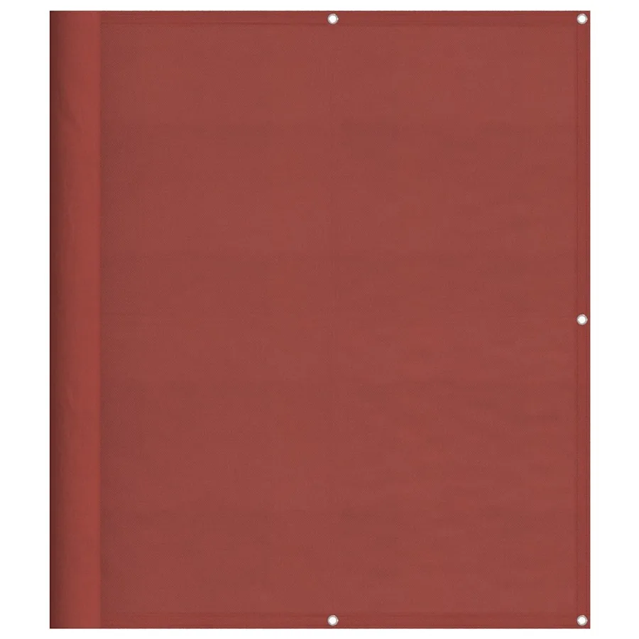 Paravent de balcon couleur terre cuite 120 x 800 cm 100 % polyester Oxford - 2