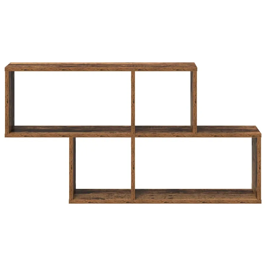 Étagère Murale avec étagère Marron Bois d'ingénierie - 5