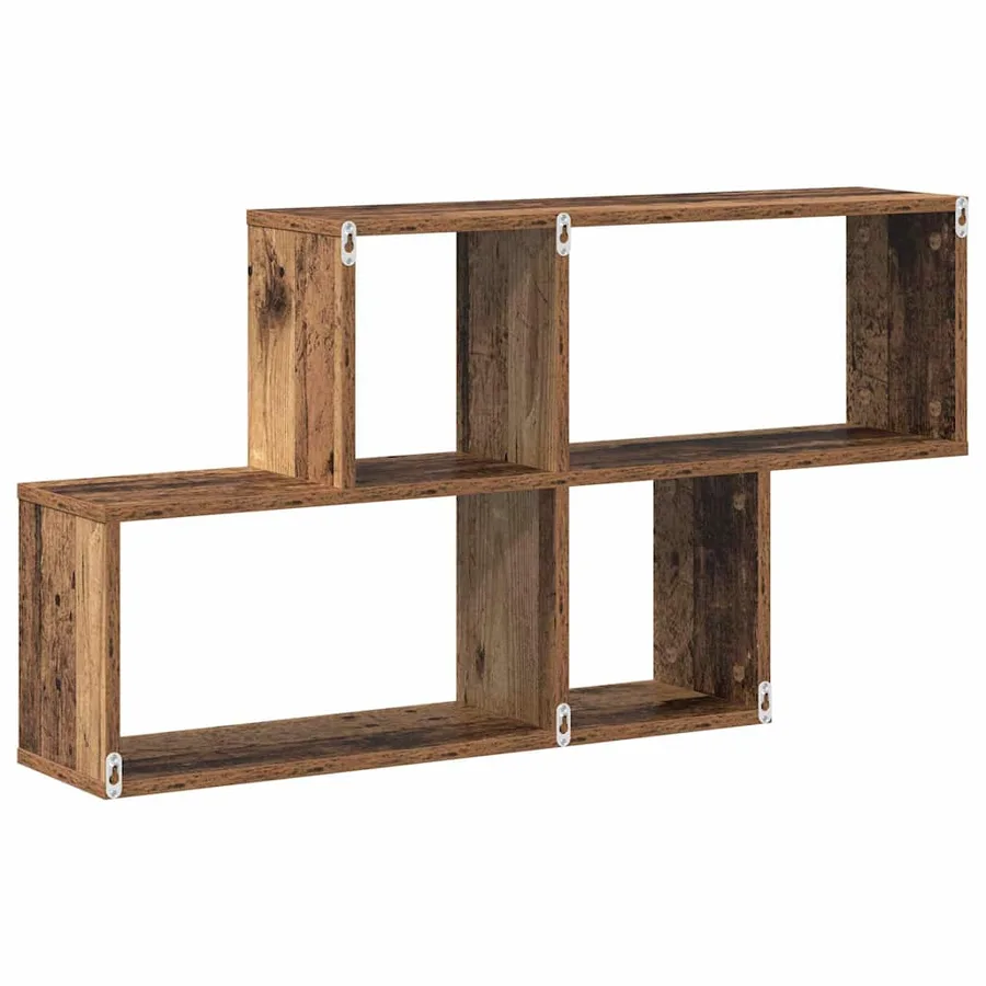 Étagère Murale avec étagère Marron Bois d'ingénierie - 7