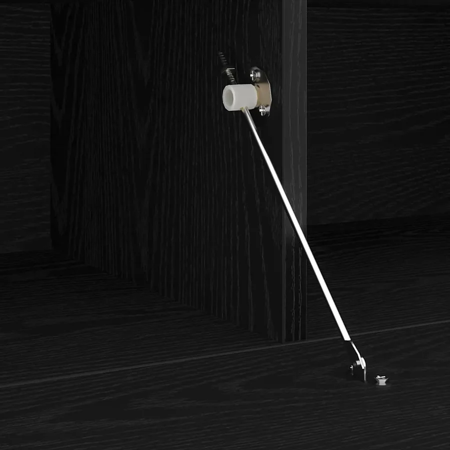 Meuble TV Chêne noir 120 x 35 x 40 cm Bois d'ingénierie - 10