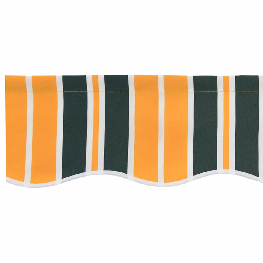 Remplacement de lambrequin Vert et jaune 3 m Polyester - 5