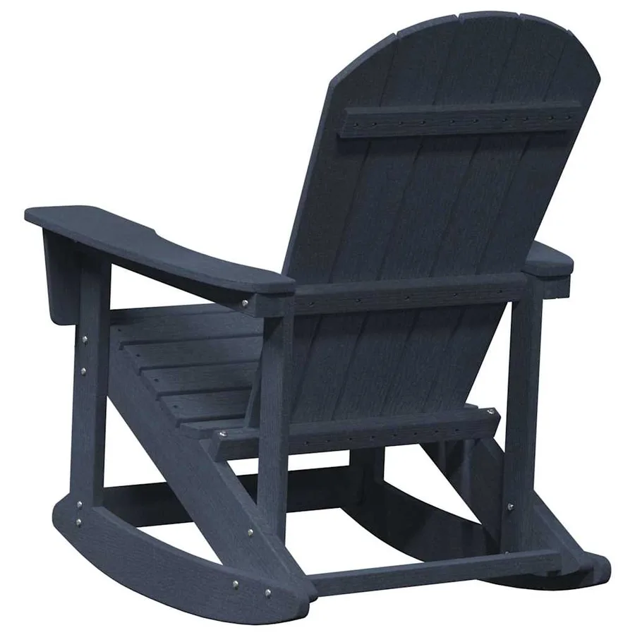 Chaises Berçantes Adirondack 2 pcs Bleu marine HDPE - 7