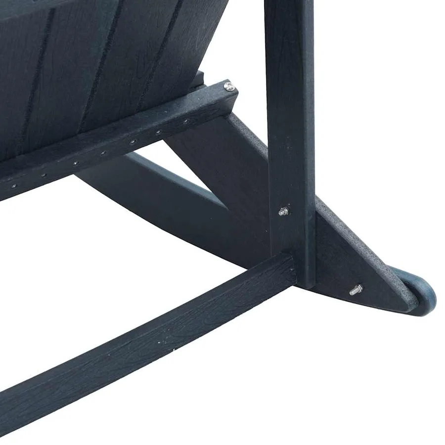 Chaises Berçantes Adirondack 2 pcs Bleu marine HDPE - 9