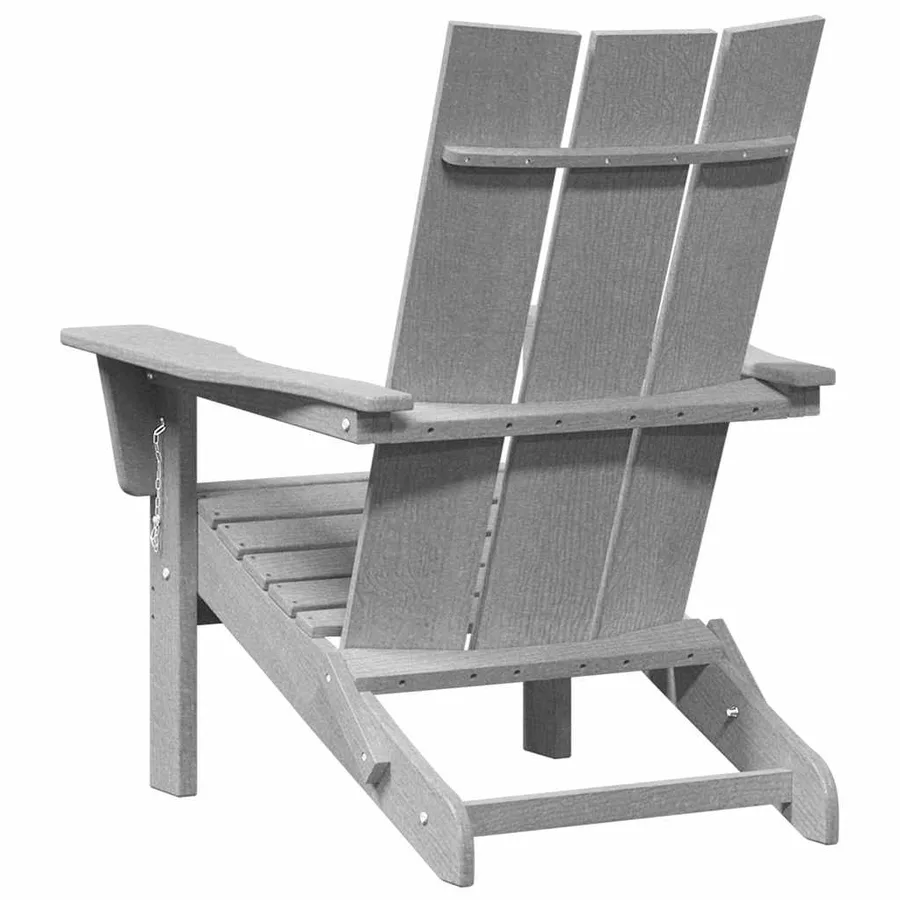 Chaise de jardin 2 pcs Gris clair 80.5 x 74.5 x 92 cm - 7