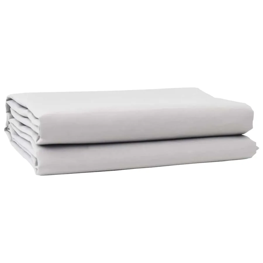 Toile de rechange pour auvent Gris clair 1000 x 160 cm