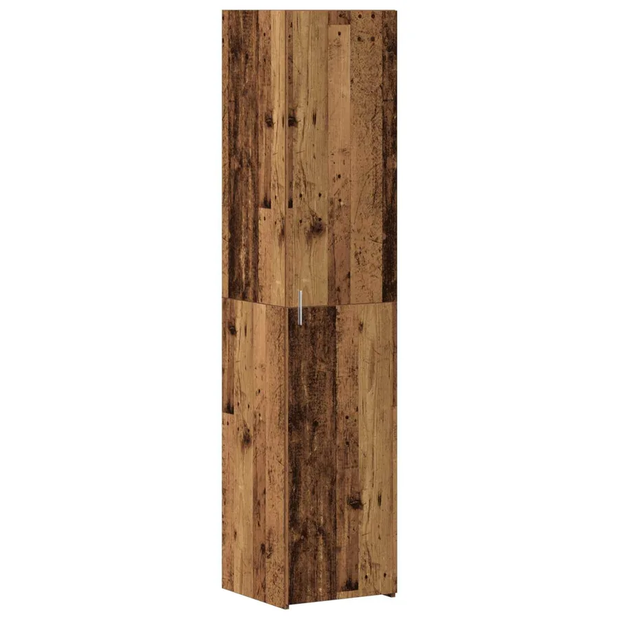 Haut Armoire Bois ancien 40 x 42,5 x 185 cm - 2