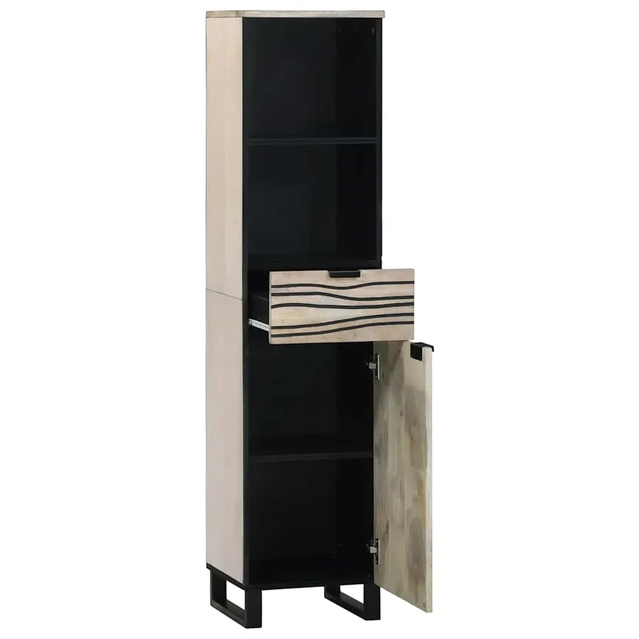 Armoire de salle de bain Blanc 38 x 33 x 160 cm - 3