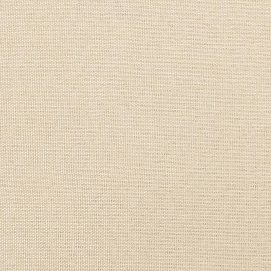 Cadre de lit à lattes crème 80x200 cm tissu - 8