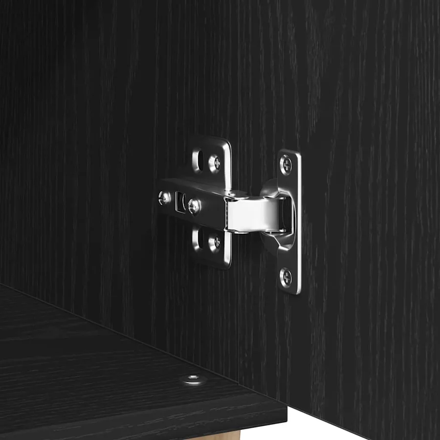 Buffet Chêne noir 60 x 35 x 70 cm Bois d'ingénierie - 11