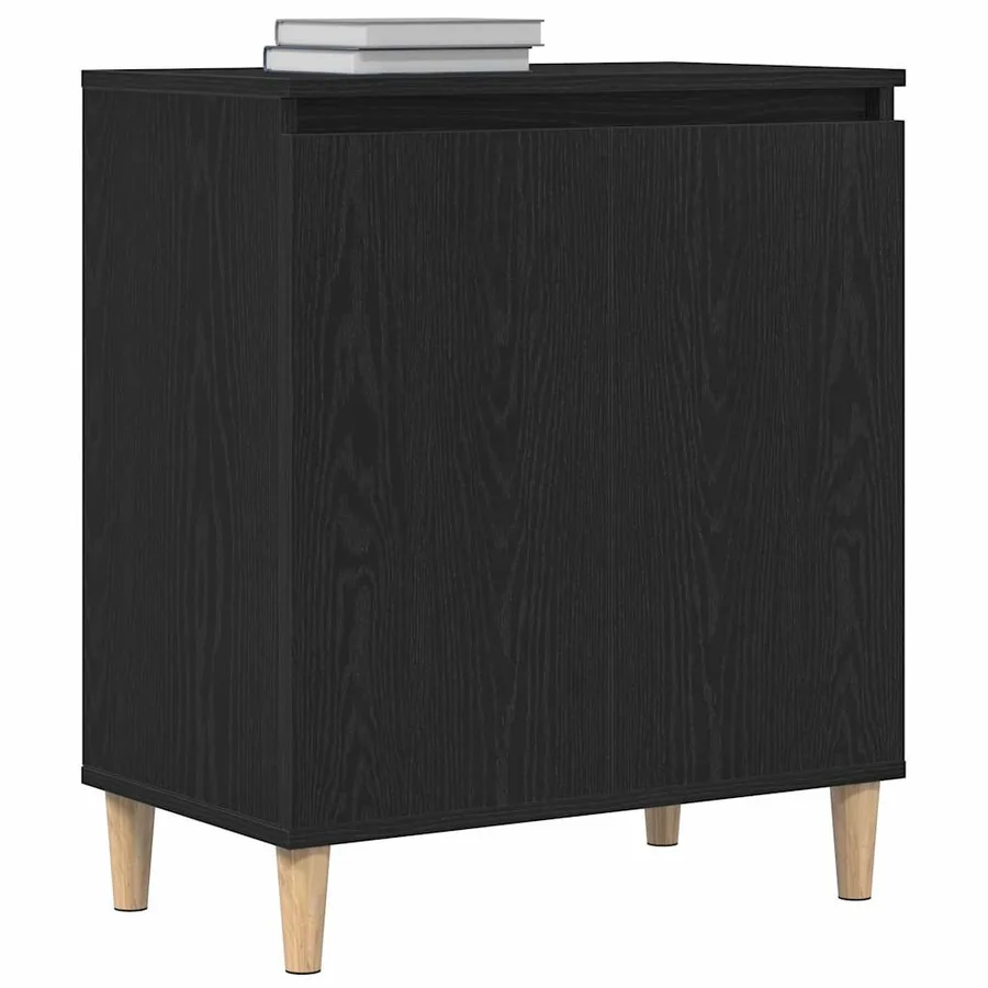 Buffet Chêne noir 60 x 35 x 70 cm Bois d'ingénierie - 3