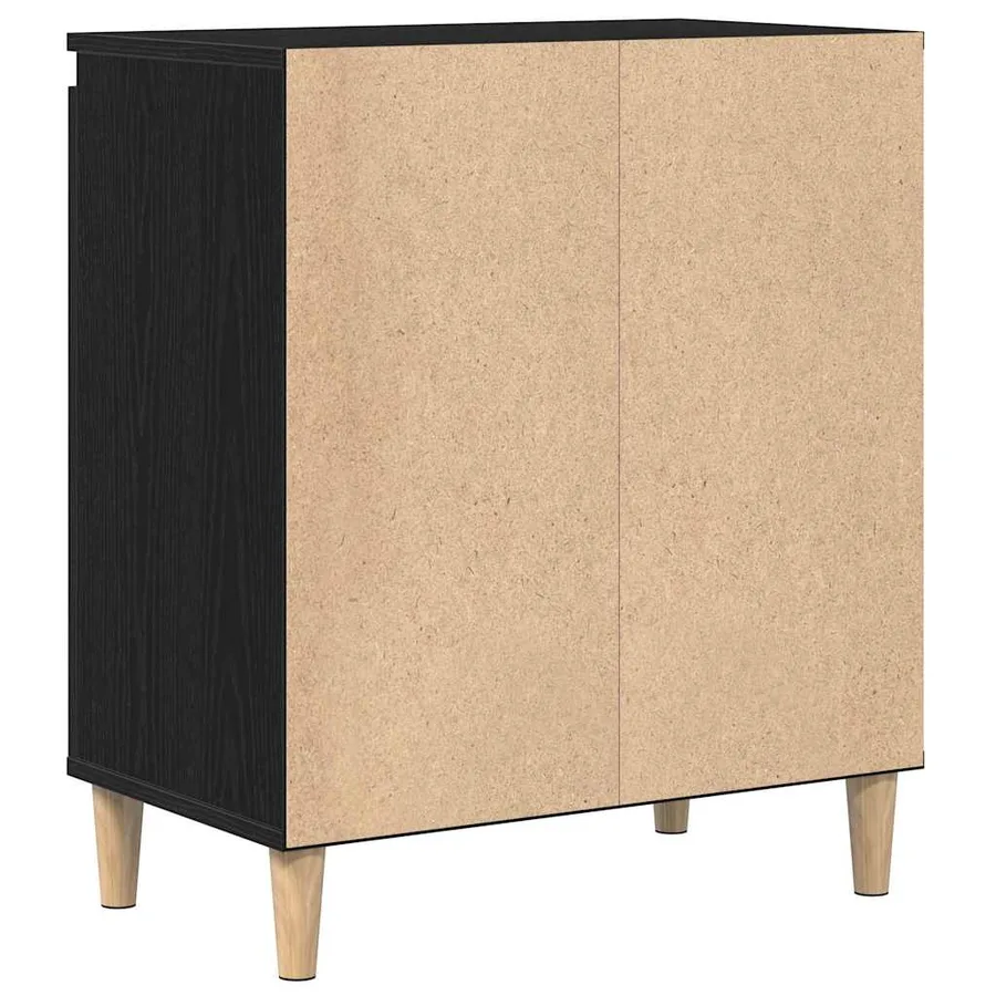Buffet Chêne noir 60 x 35 x 70 cm Bois d'ingénierie - 6