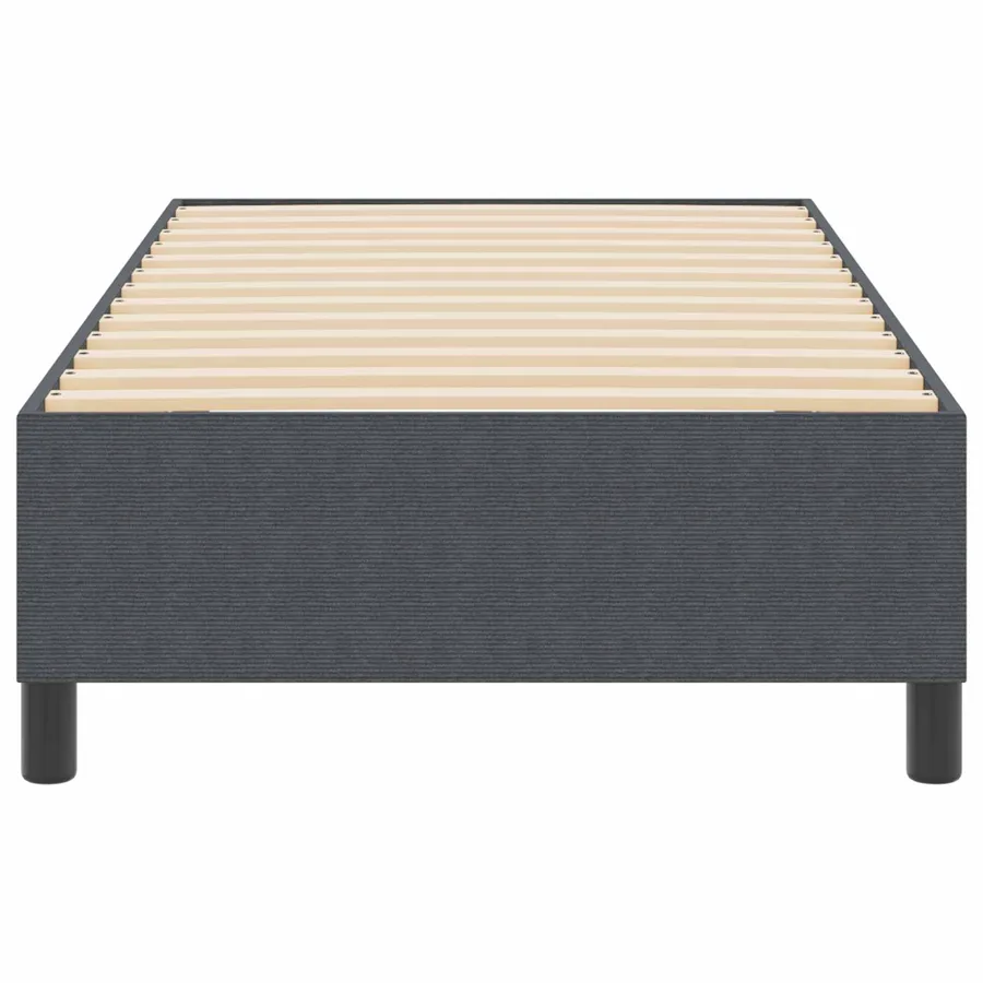 Cadre de lit plateforme Gris foncé 90 x 200 cm - 5
