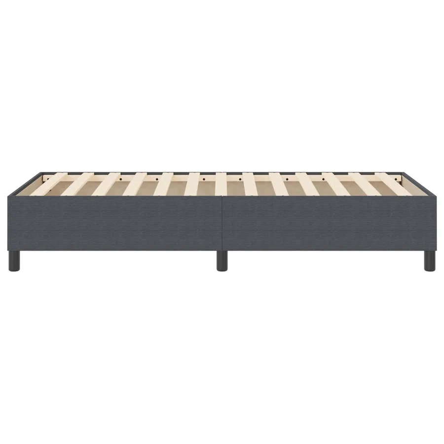 Cadre de lit plateforme Gris foncé 90 x 200 cm - 6
