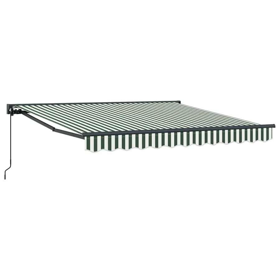 Cadre d'auvent Vert et blanc 350 x 250 cm - 2