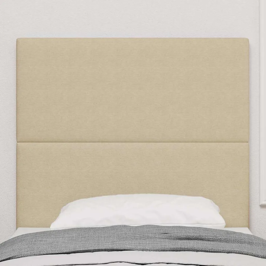 Tête de lit Gris Vert Clair 80 cm Tissu en velours côtelé - 3