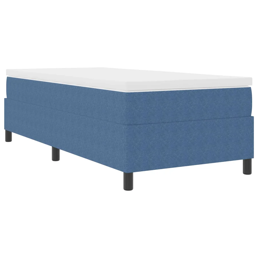 Cadre de lit plateforme Bleu 100 x 200 cm - 4