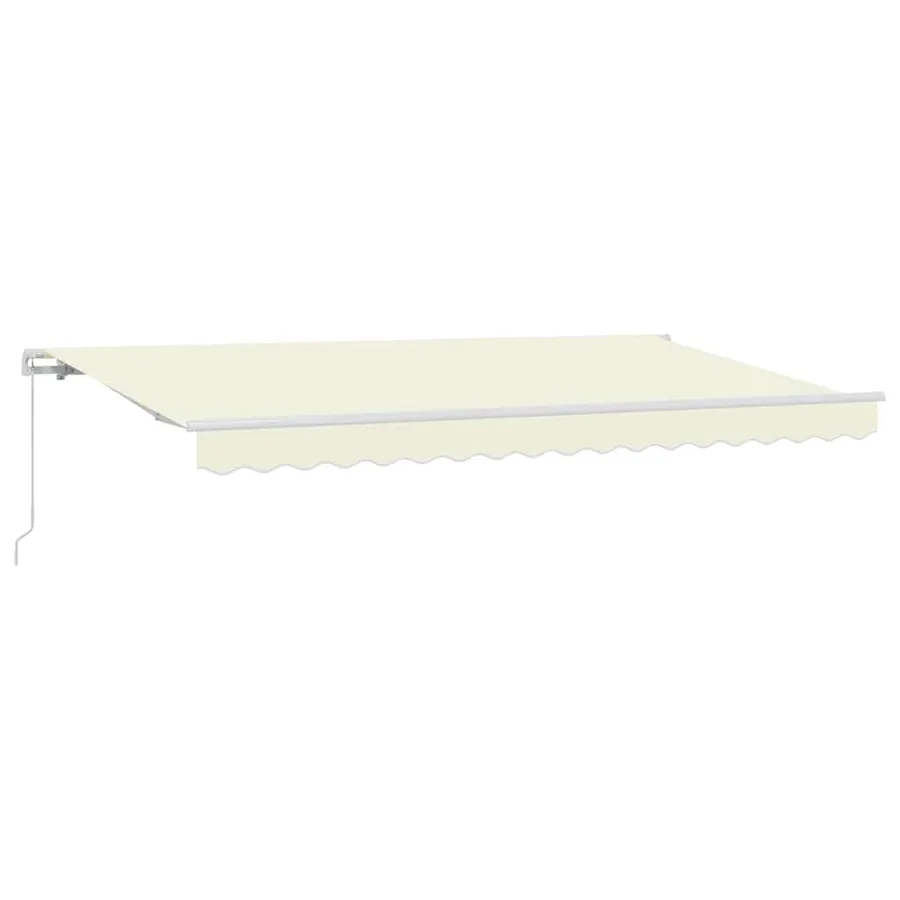 Auvent Rétractable Crème 400 x 200 cm tissu - 2