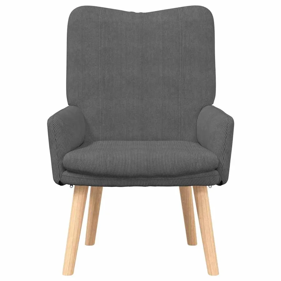 fauteuil Gris foncé 63 x 67 x 94 cm tissu - 4