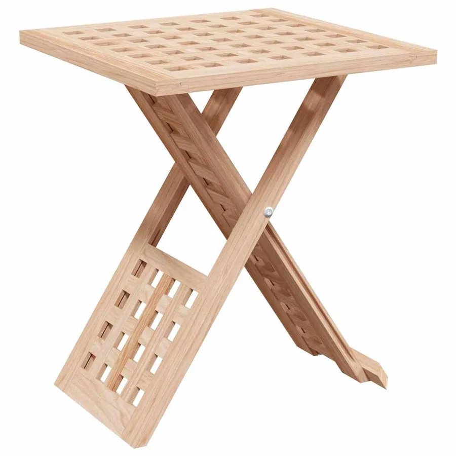 Table basse Marron 33 x 33 x 40,5 cm Bois de noyer massif - 2