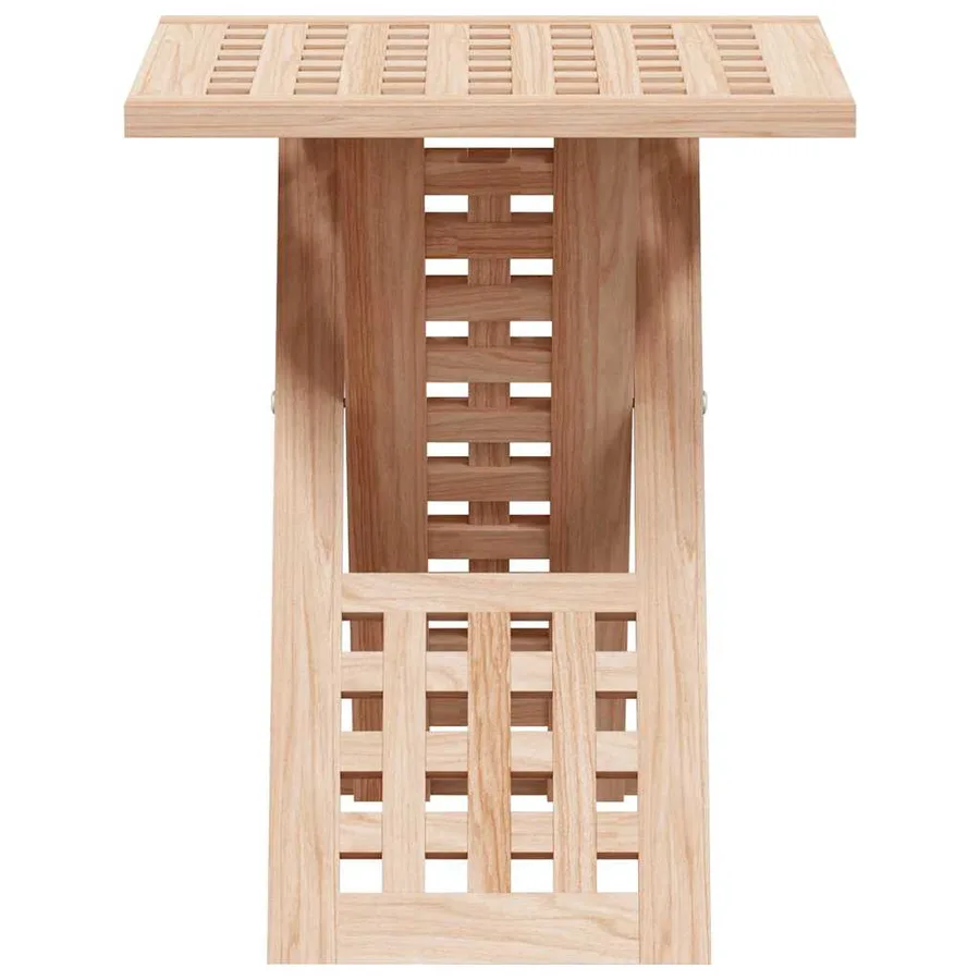 Table basse Marron 33 x 33 x 40,5 cm Bois de noyer massif - 6
