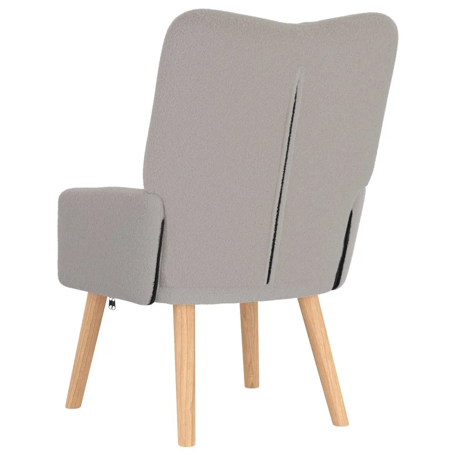 fauteuil Gris clair 63 x 67 x 94 cm - 5