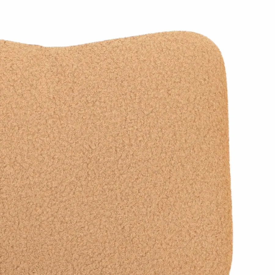 fauteuil Beige 63 x 67 x 94 cm Polyester et contreplaqué - 6