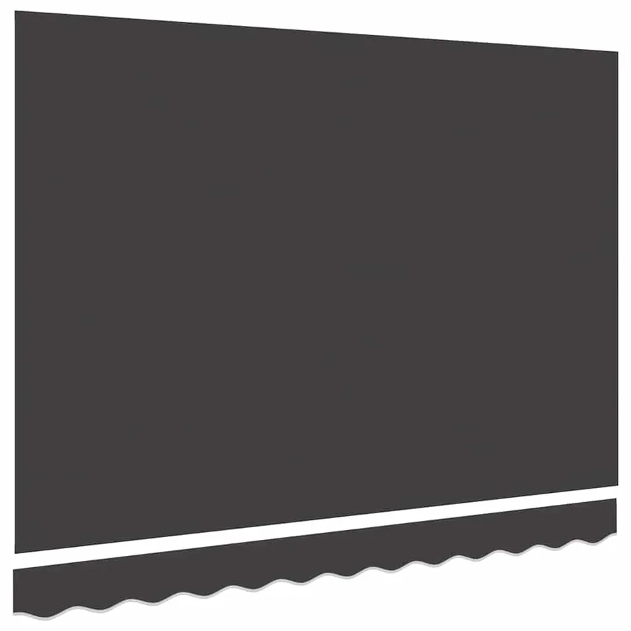 Toile de rechange pour auvent Anthracite 3,5 x 2 m Polyester - 4