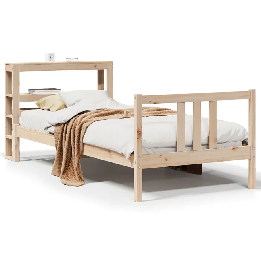 Cadre de lit avec tête de lit sans matelas 75x190 cm - 2