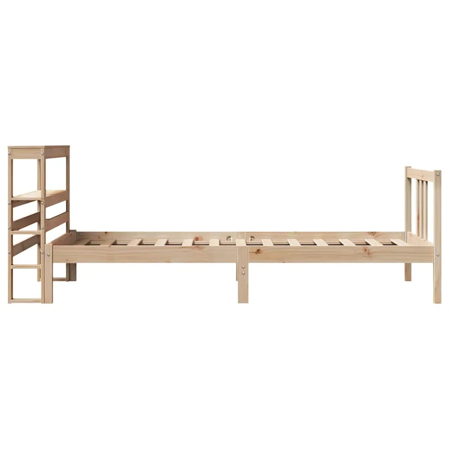 Cadre de lit avec tête de lit sans matelas 75x190 cm - 5