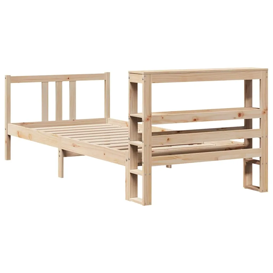Cadre de lit avec tête de lit sans matelas 75x190 cm - 6