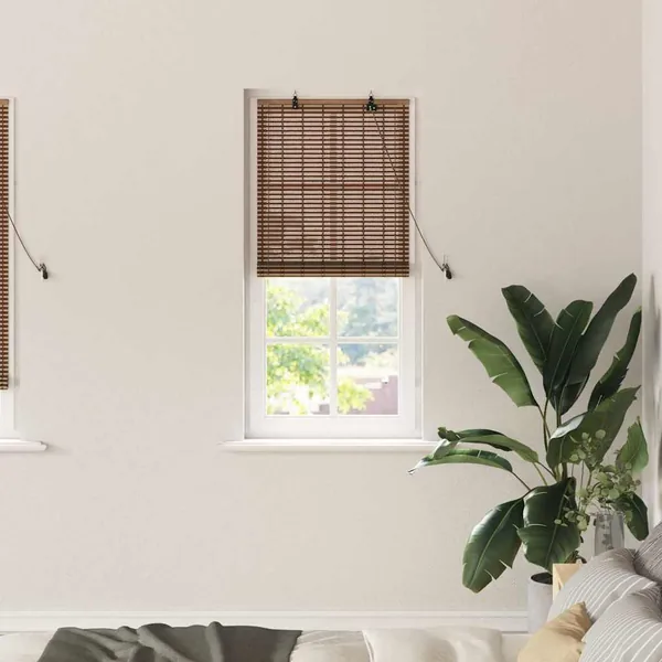 Store enrouleur Marron 60 x 220 cm Bambou