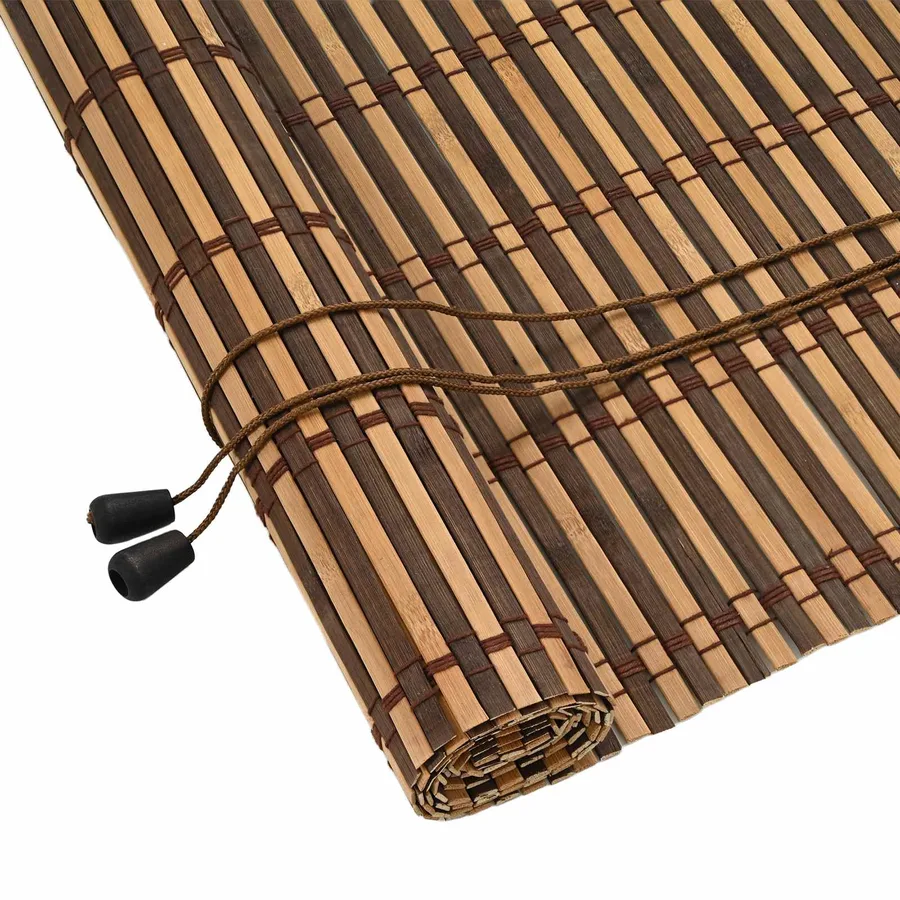 Store enrouleur Marron 60 x 220 cm Bambou - 2