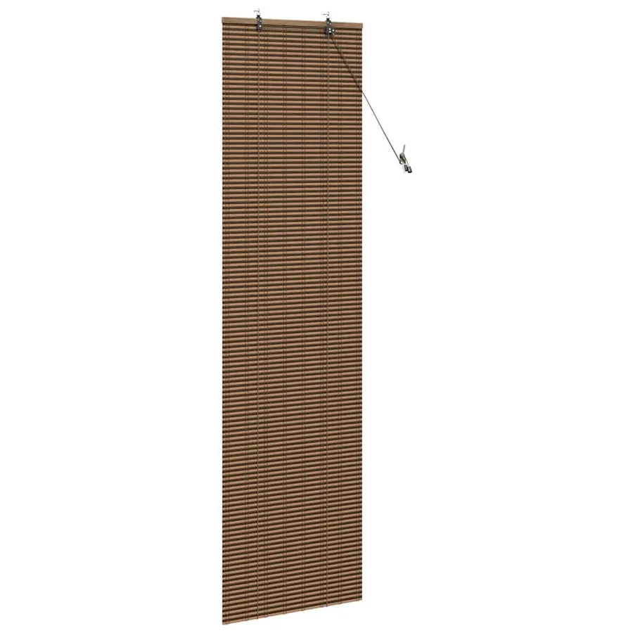 Store enrouleur Marron 60 x 220 cm Bambou - 4