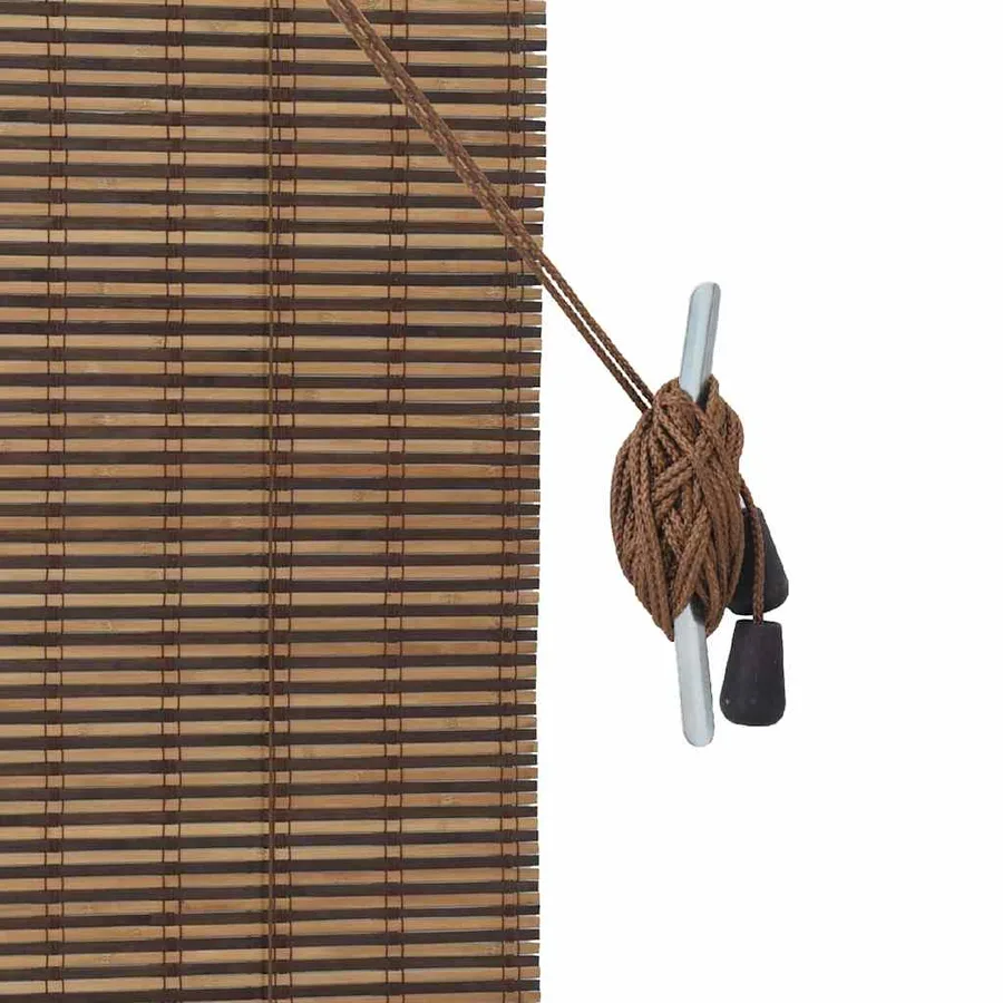 Store enrouleur Marron 60 x 220 cm Bambou - 6